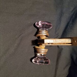 Elegant Pink  Glass Door Knobs